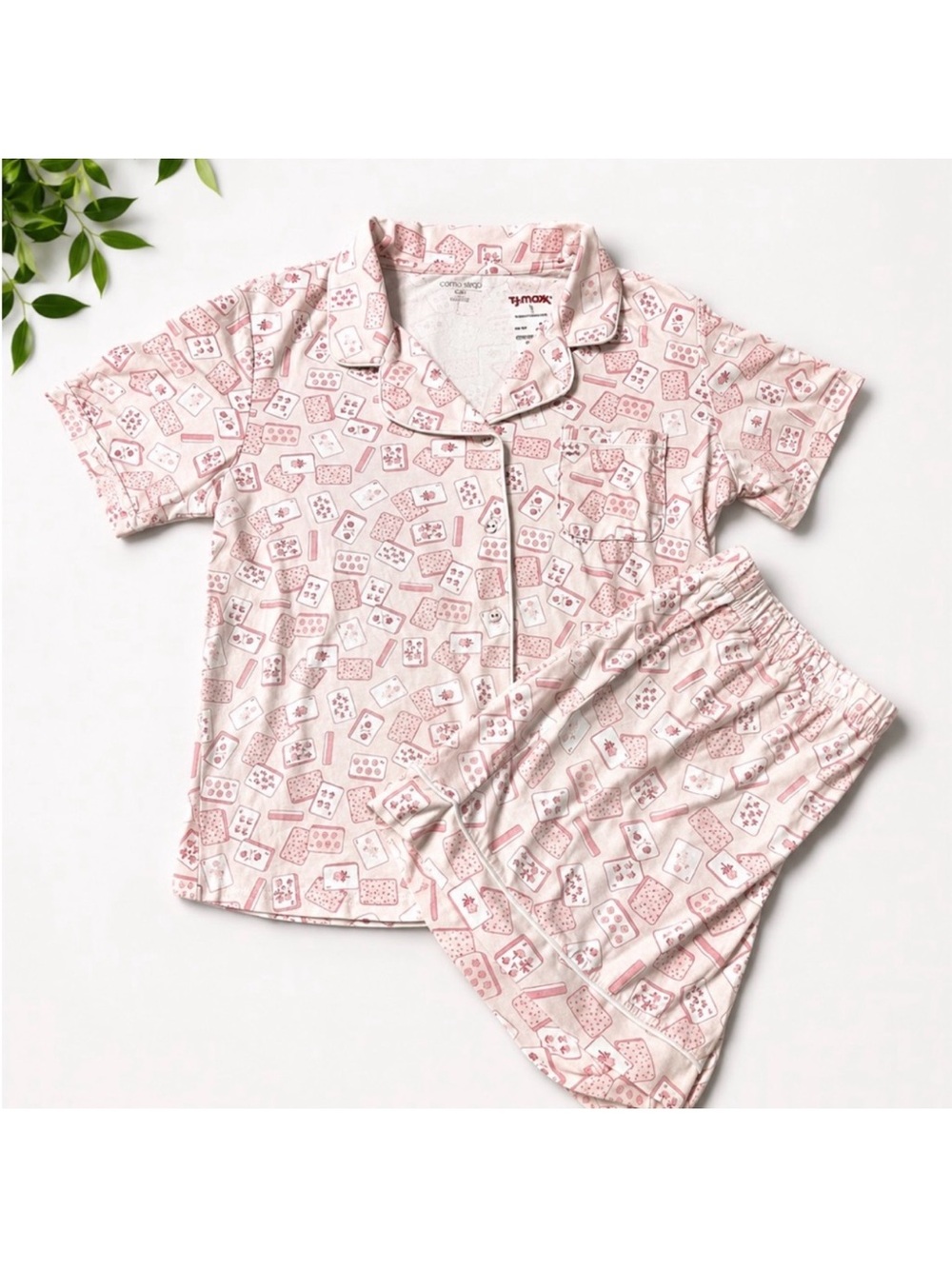 Viral TJ Maxx Mahjong Pajamas size small
